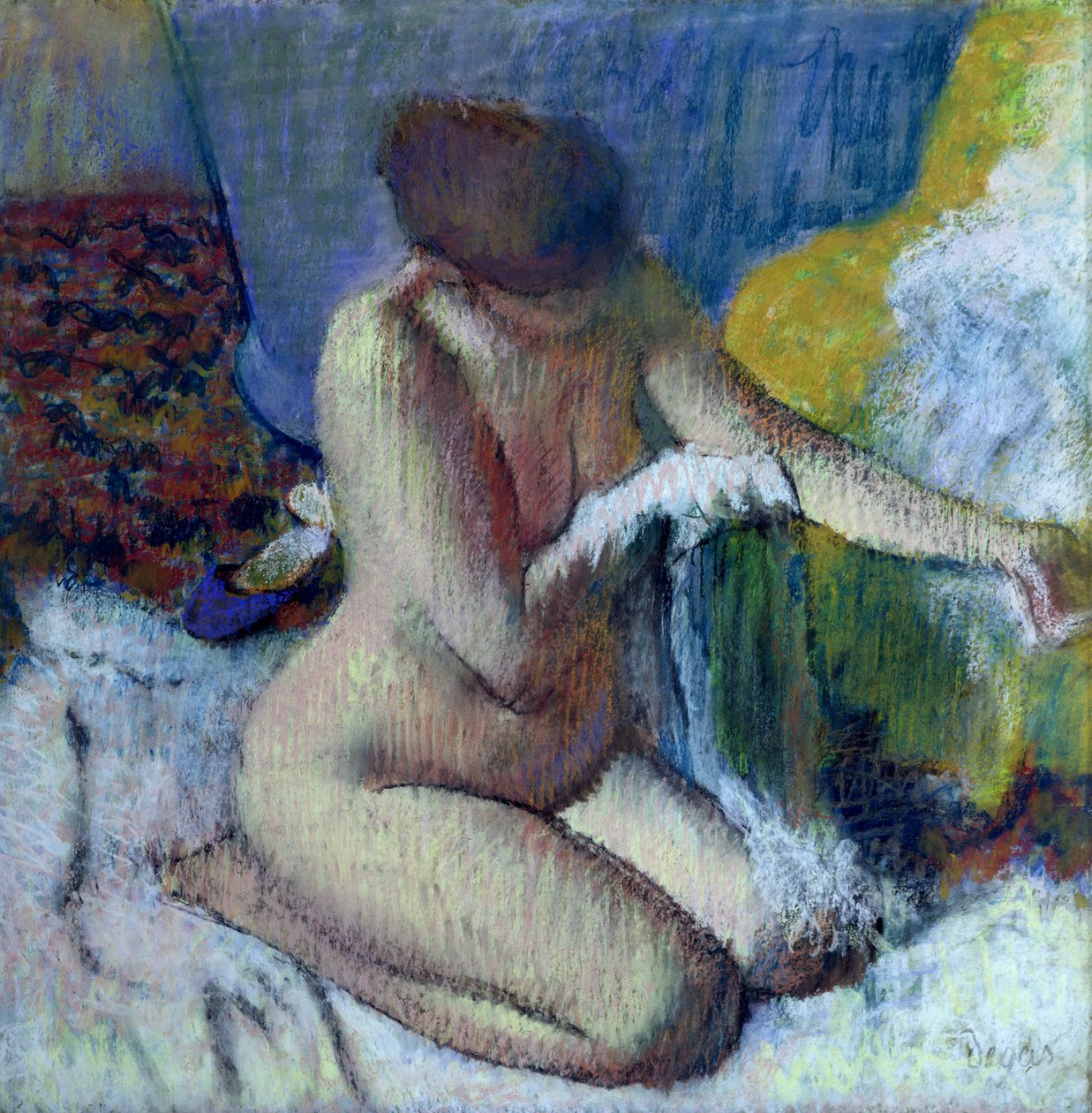 Après le bain, 1895 - Edgar Degas