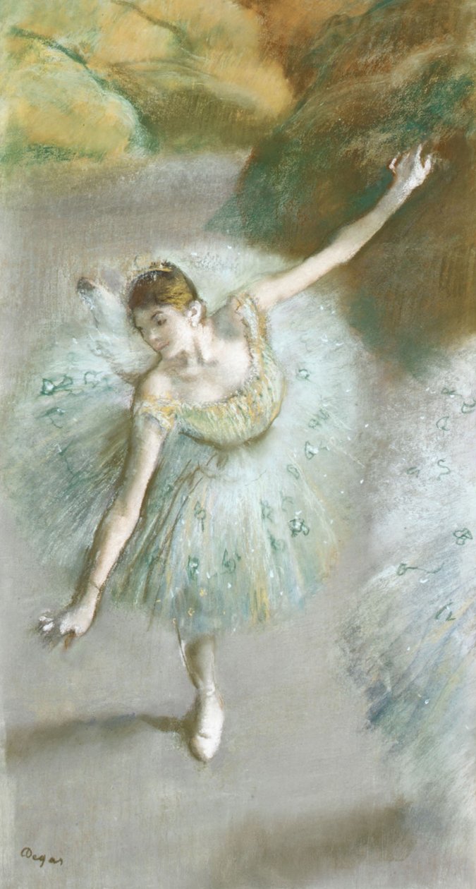 Danseuse en vert, vers 1883 - Edgar Degas