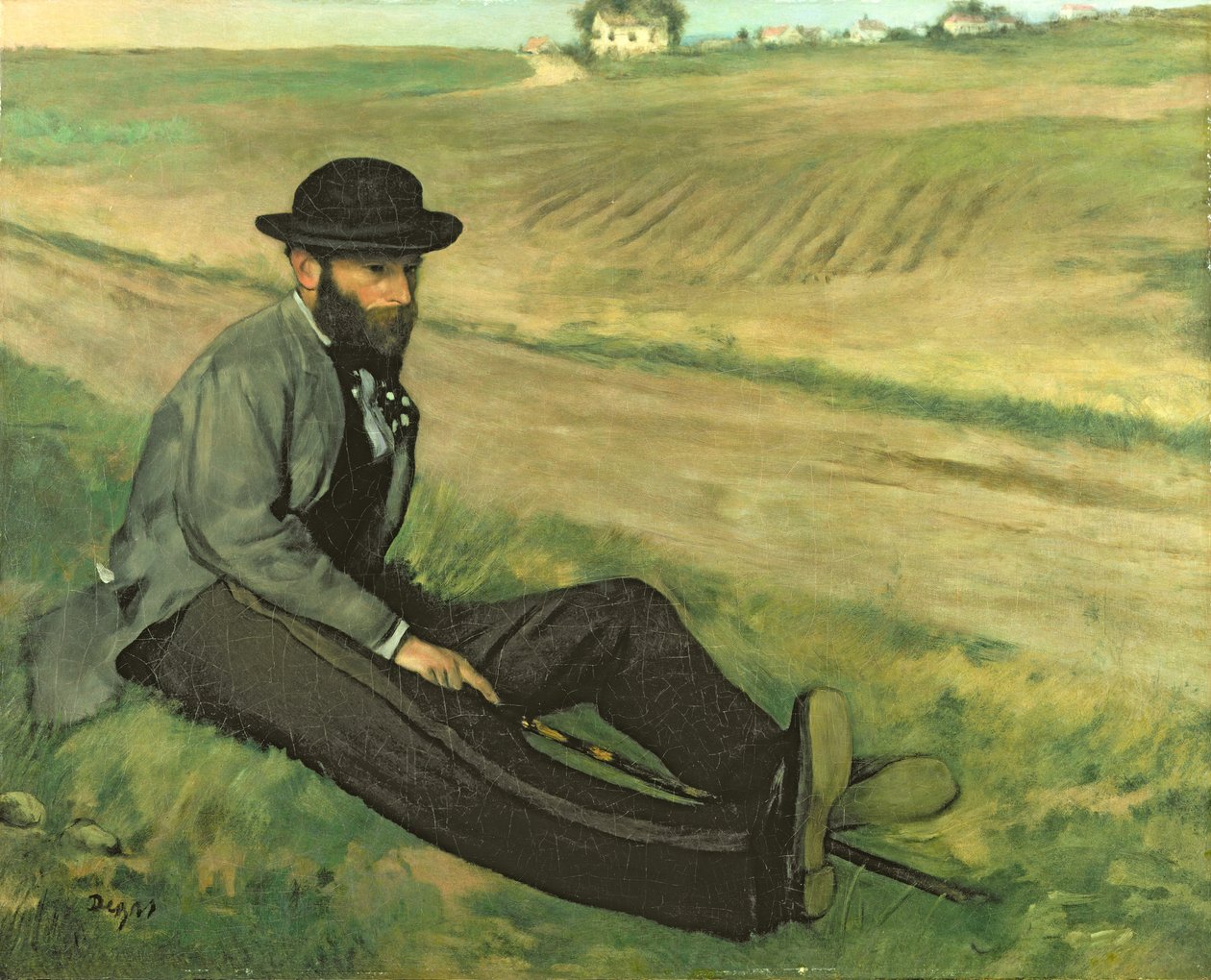 Eugène Manet - Edgar Degas