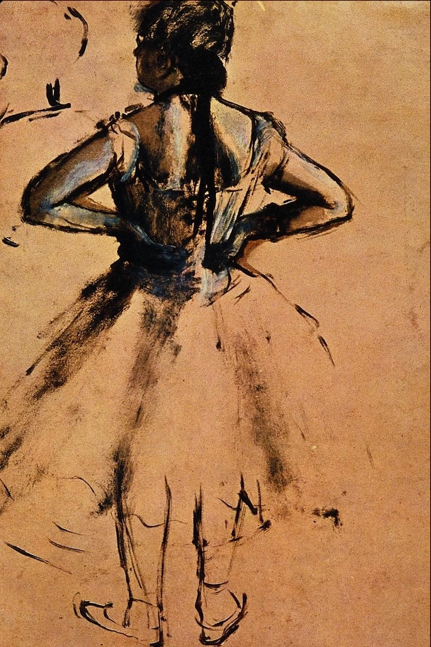 Mains sur les hanches - Edgar Degas