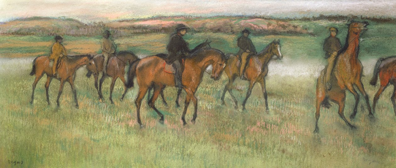 Chevaux de course - Edgar Degas