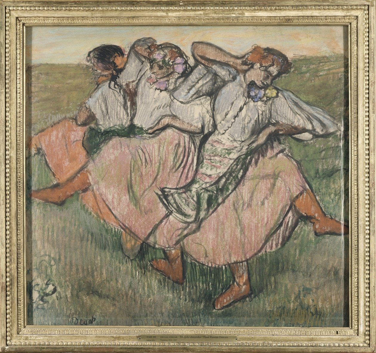 Trois Danseurs Russes - Edgar Degas