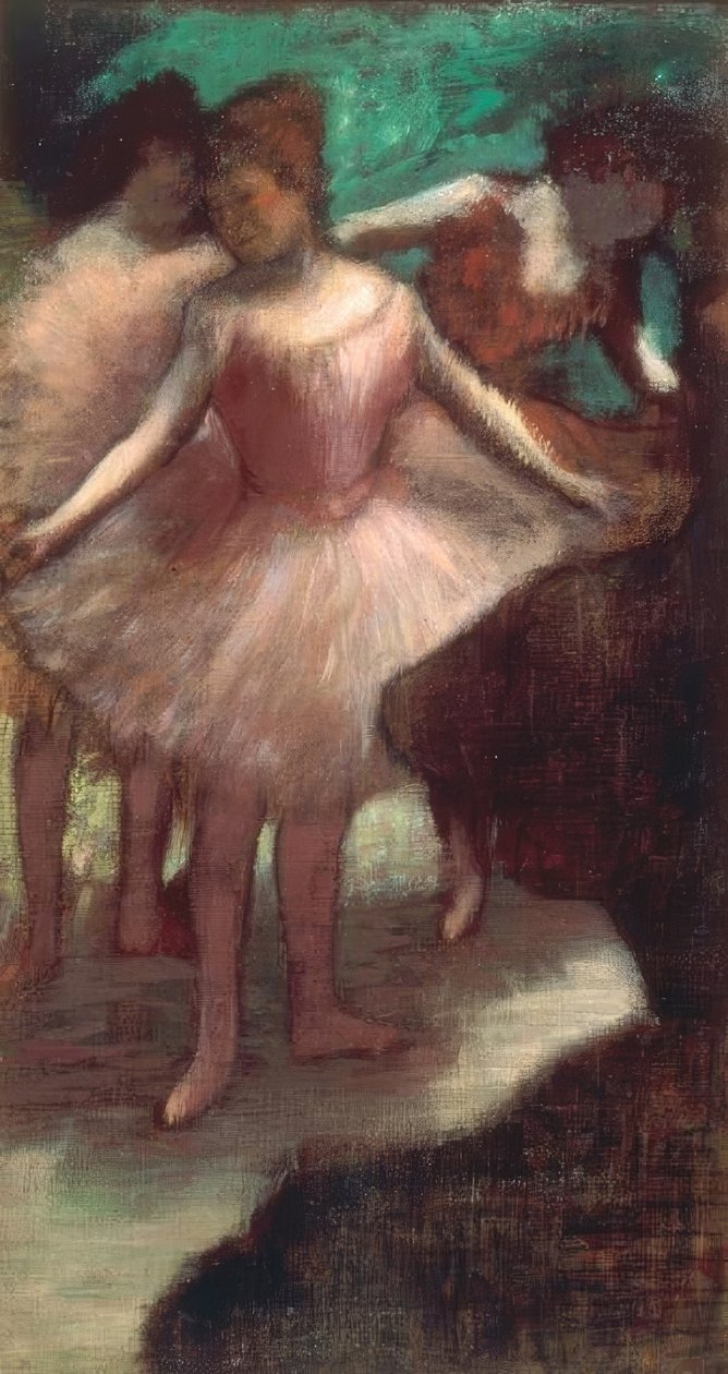 Trois danseuses en rose - Edgar Degas