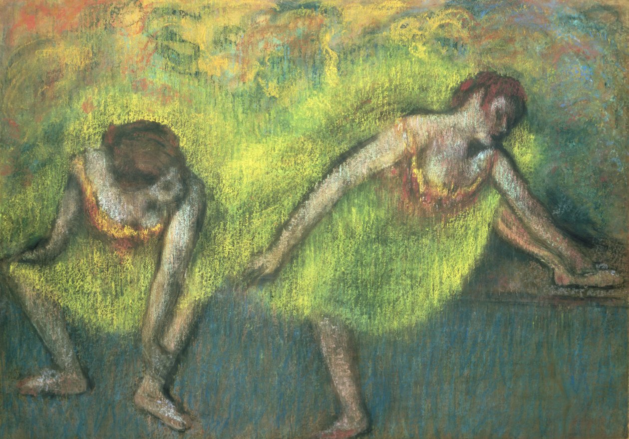 Deux danseurs se reposant - Edgar Degas