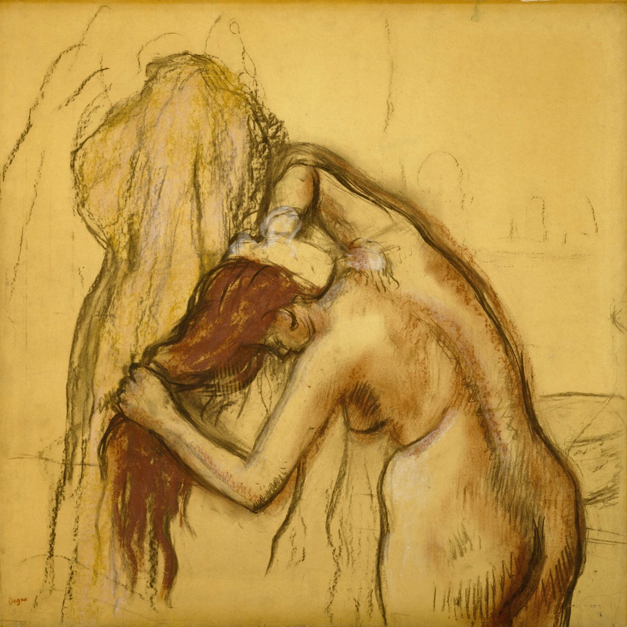 Femme se séchant - Edgar Degas