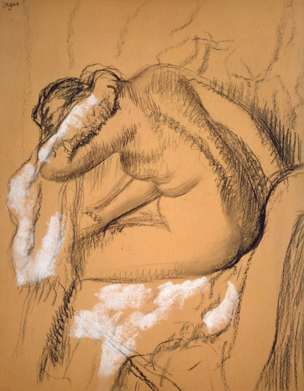 Femme se séchant - Edgar Degas