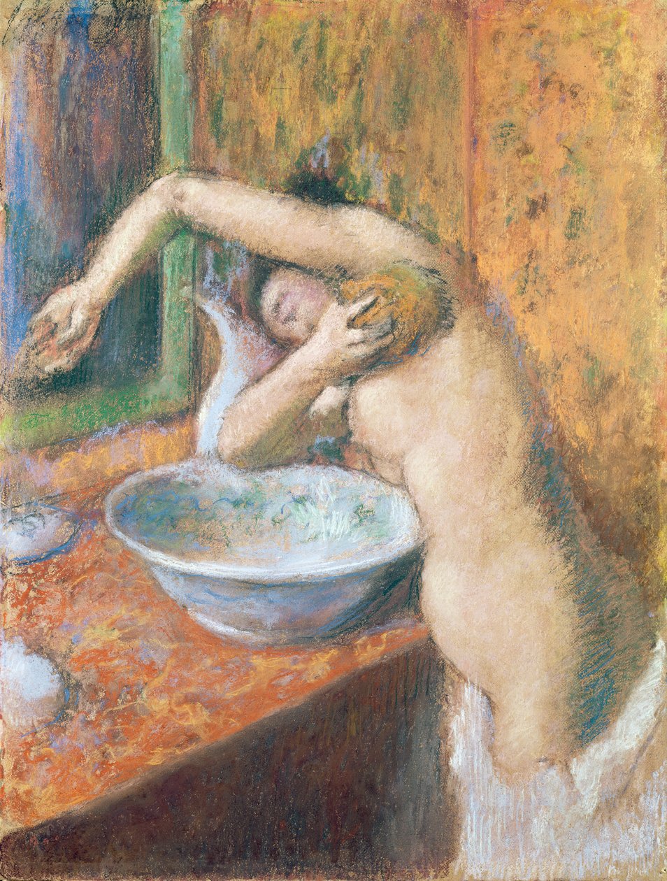 Femme se lavant - Edgar Degas