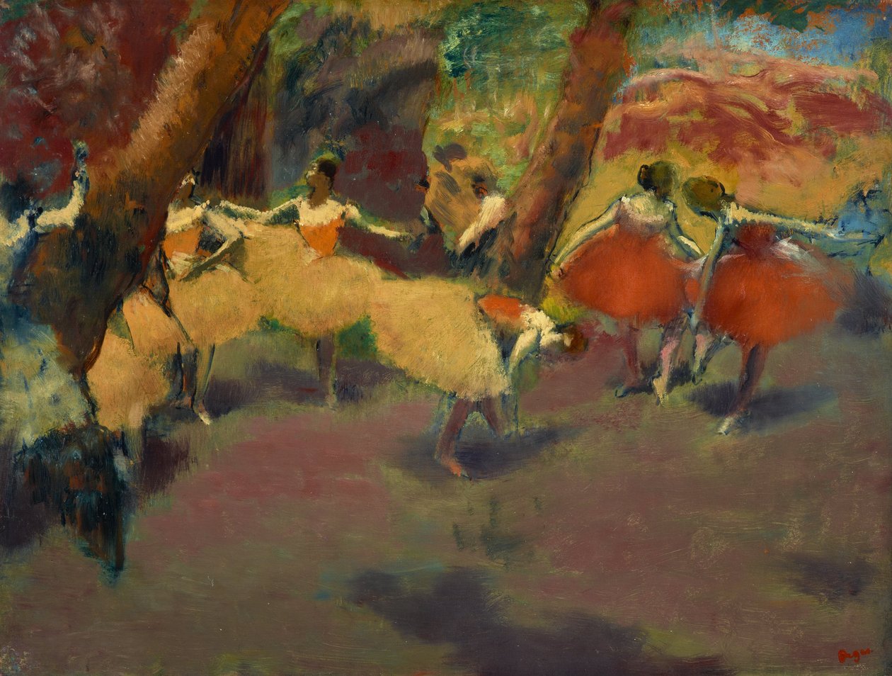 Avant la représentation - Edgar Degas