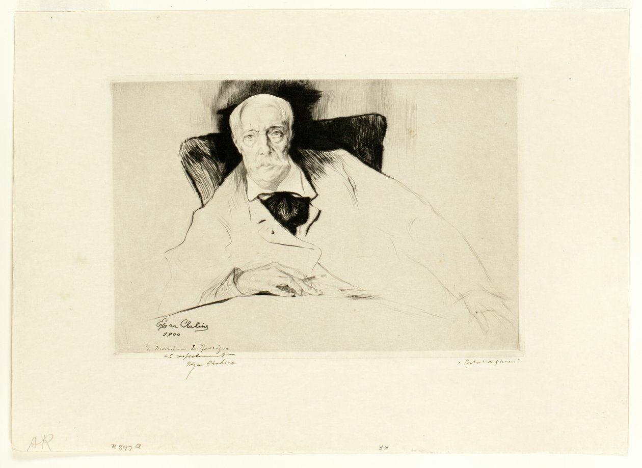 Alfred Stevens - Edgar Chahine