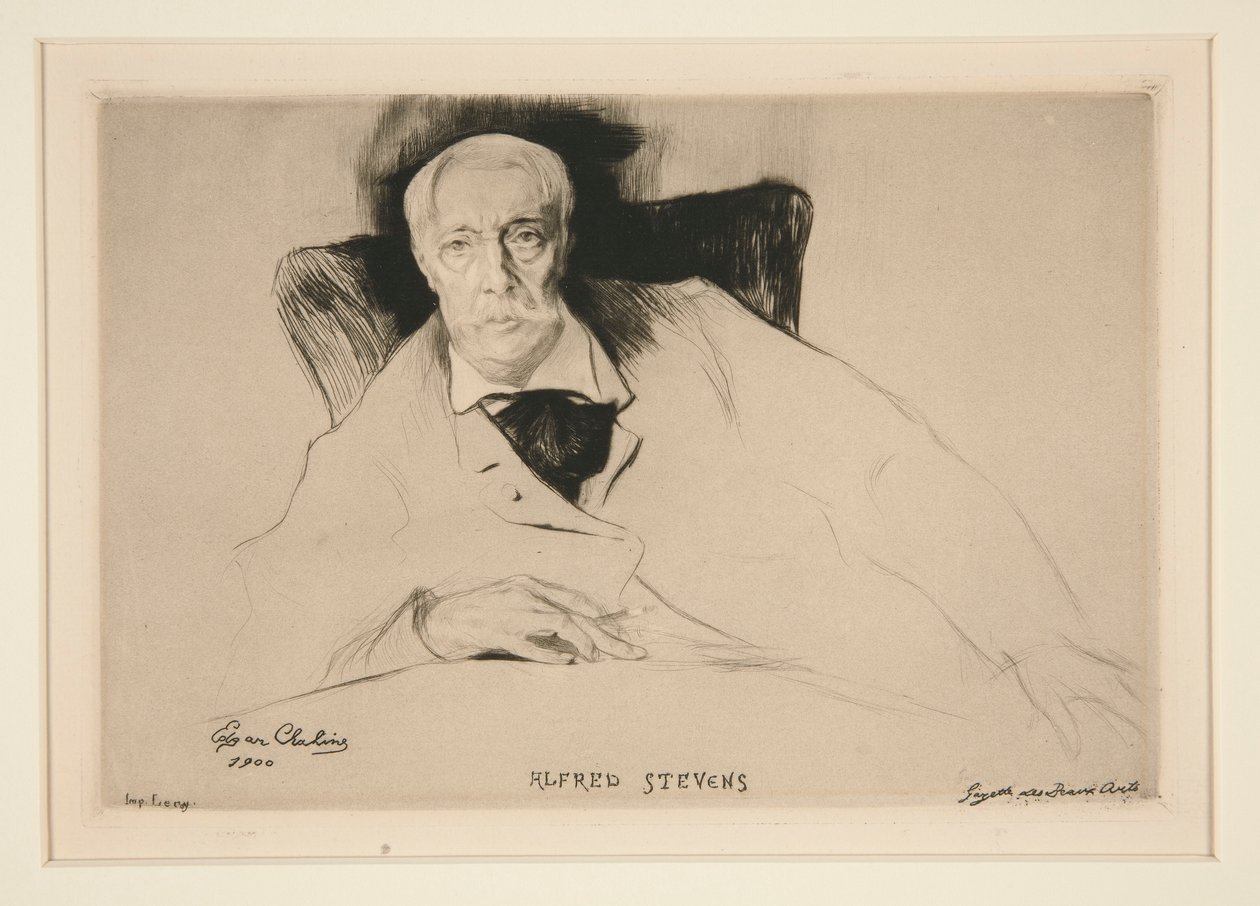 Alfred Stevens - Edgar Chahine