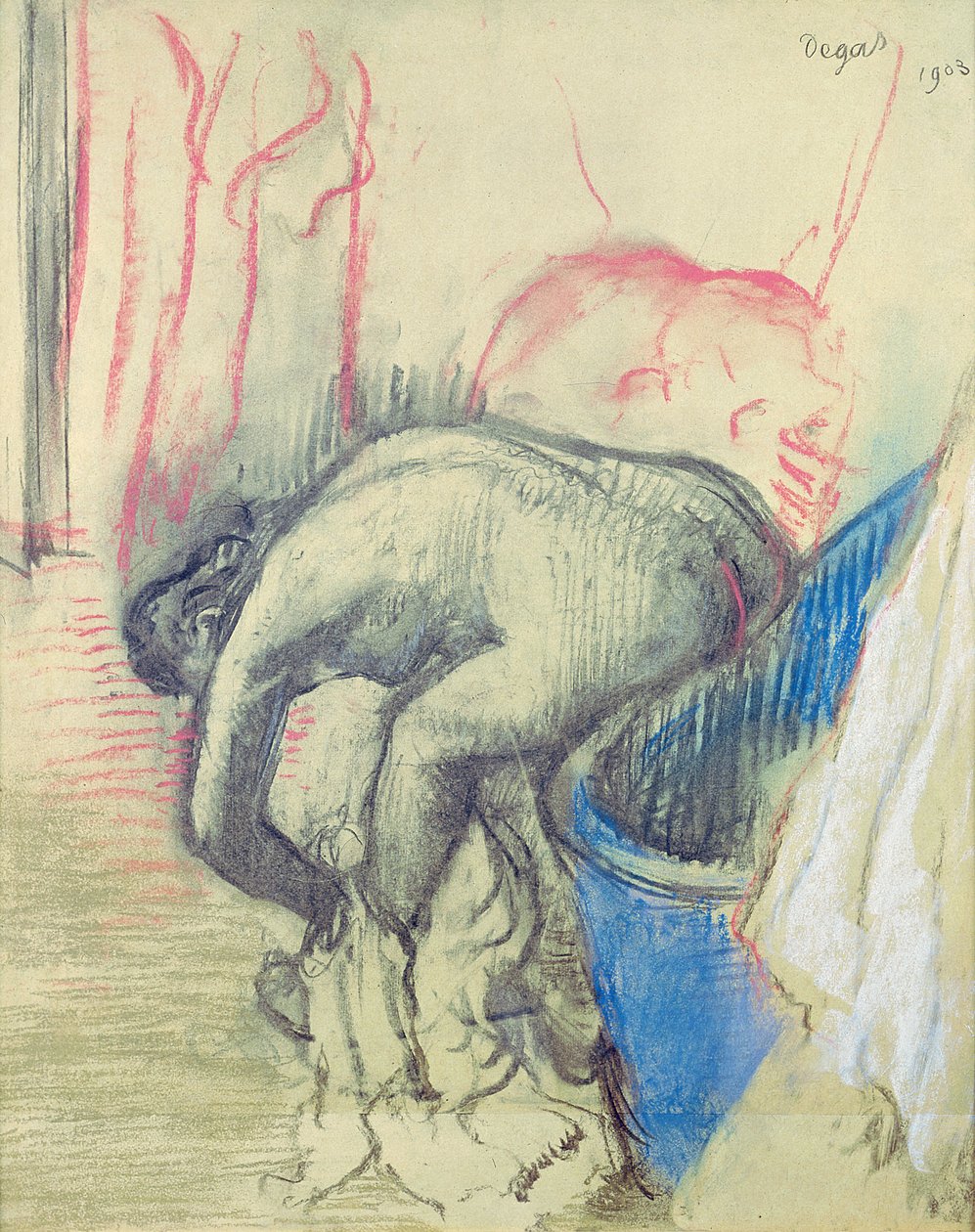 Après le bain - Edgar Degas