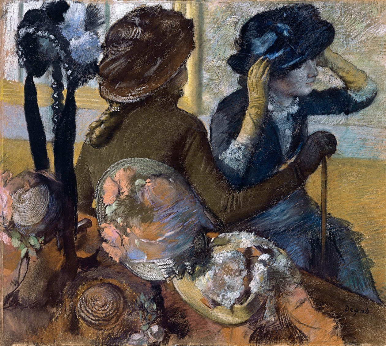 Chez la modiste - Edgar Degas