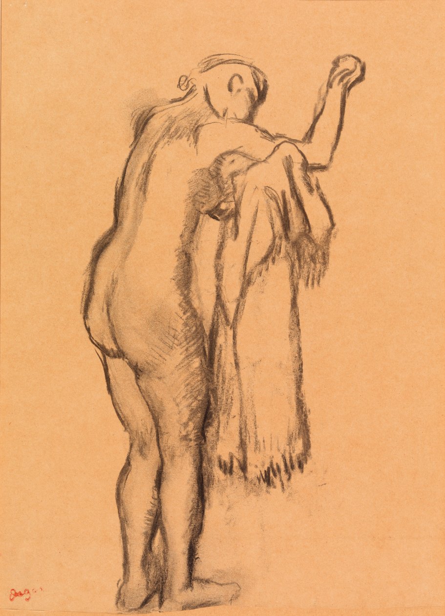 Baigneuse se séchant - Edgar Degas