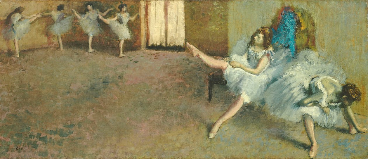 Avant le Ballet - Edgar Degas