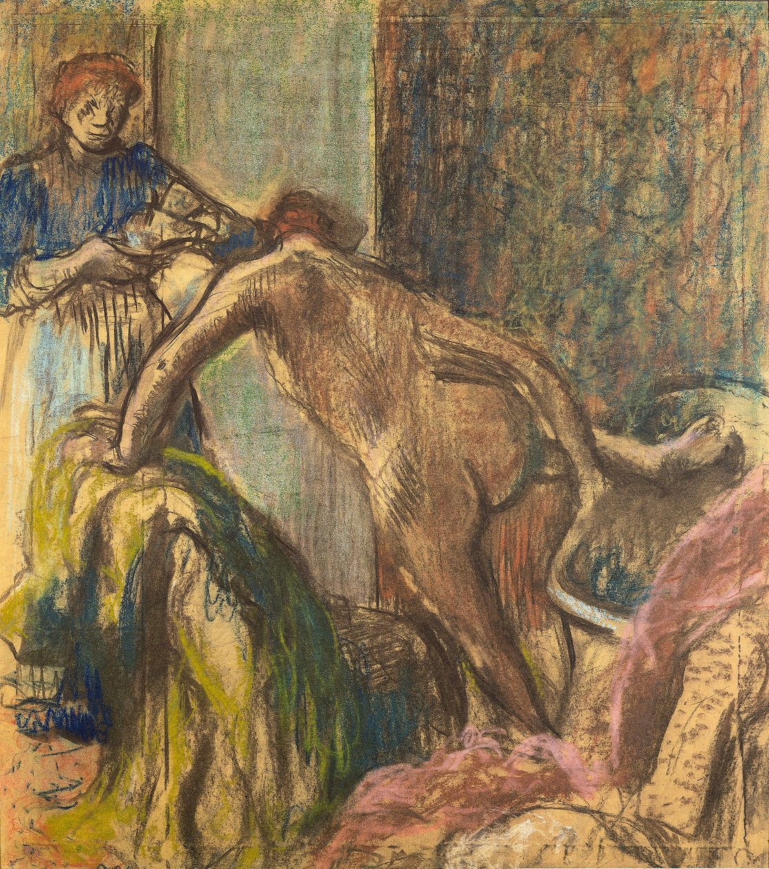 Petit déjeuner après le bain - Edgar Degas
