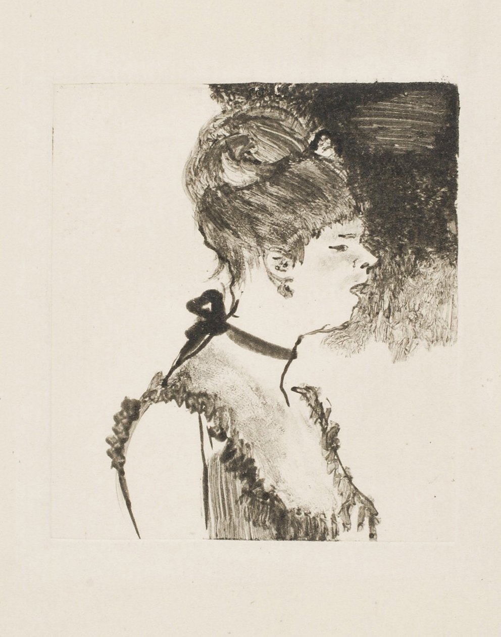 Chanteuse de café-concert, 1878-80 - Edgar Degas