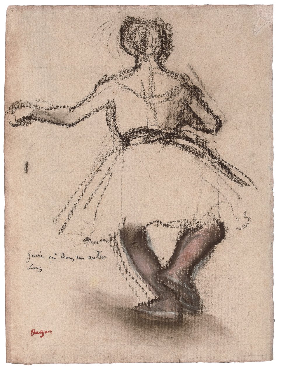 Danseuse, vue de dos - Edgar Degas