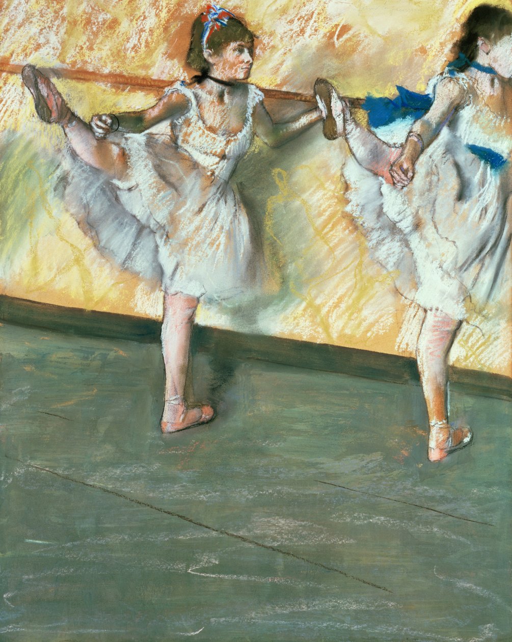 Danseuses à la barre, vers 1877-79 - Edgar Degas