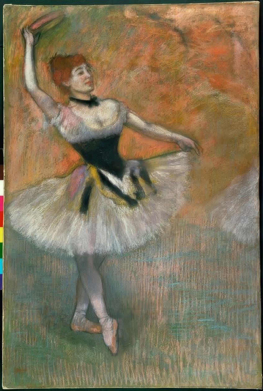 Danseuse au tambourin - Edgar Degas