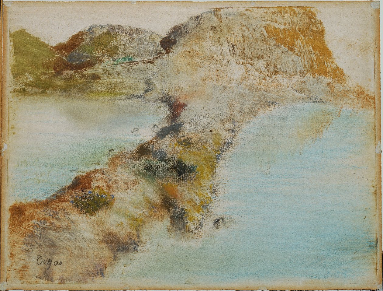 Côte rocheuse - Edgar Degas