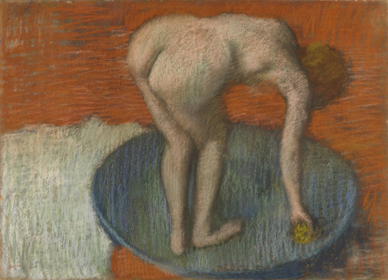Femme au tub - Edgar Degas