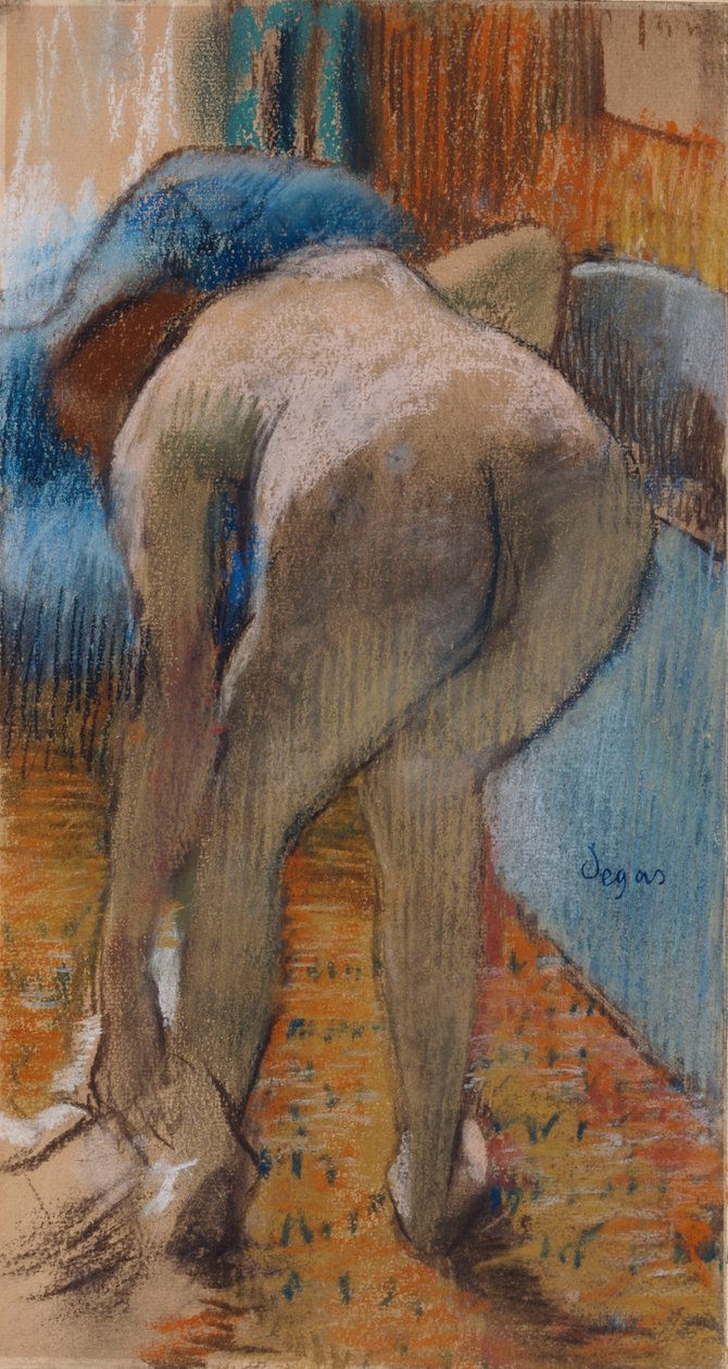 Sortant du bain - Edgar Degas