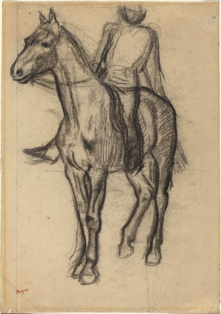 Cheval et cavalier - Edgar Degas