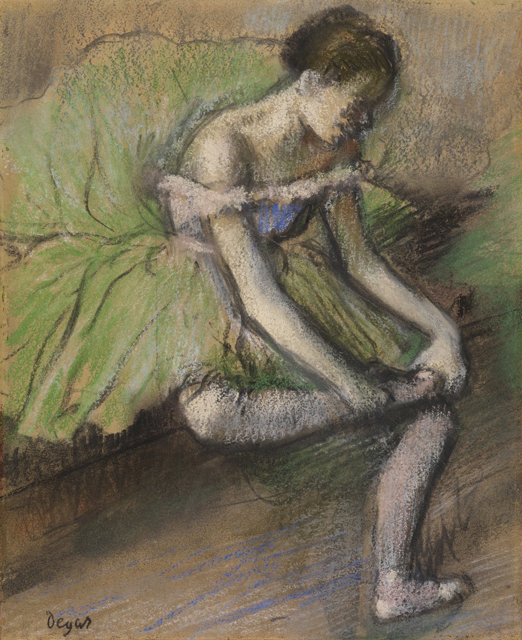 La Jupe Verte - Edgar Degas