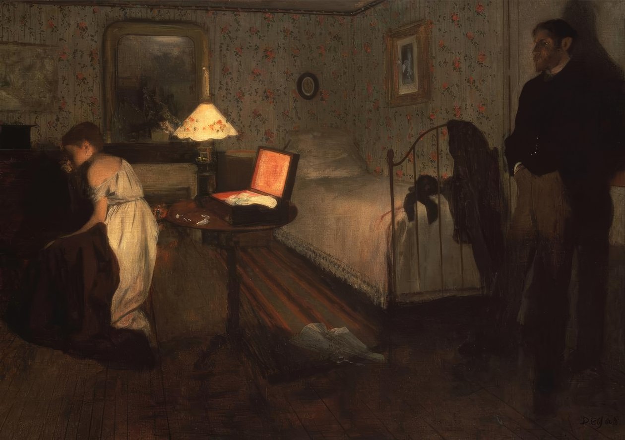 Le Viol - Edgar Degas