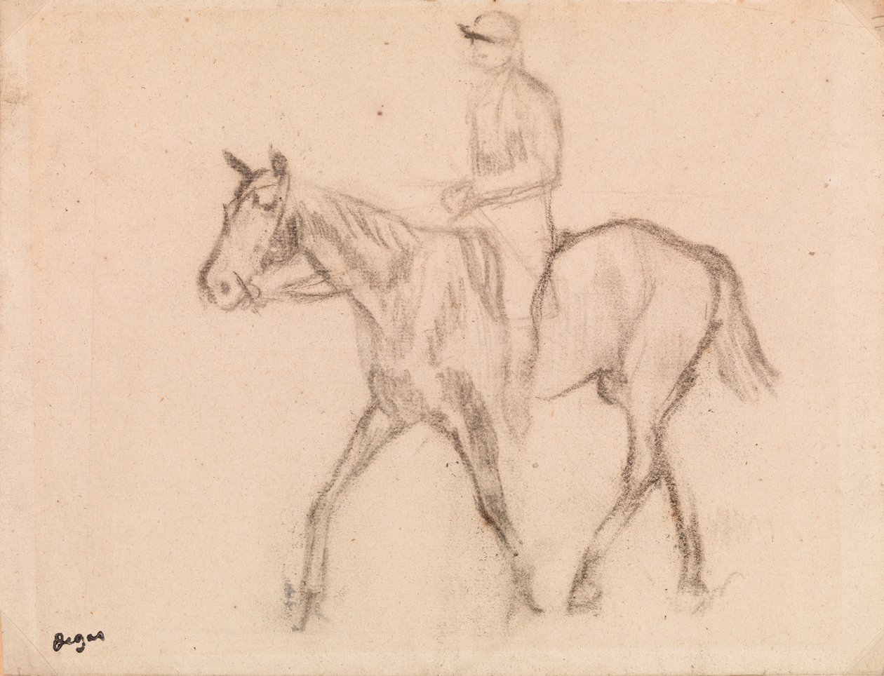 Homme à cheval - Edgar Degas
