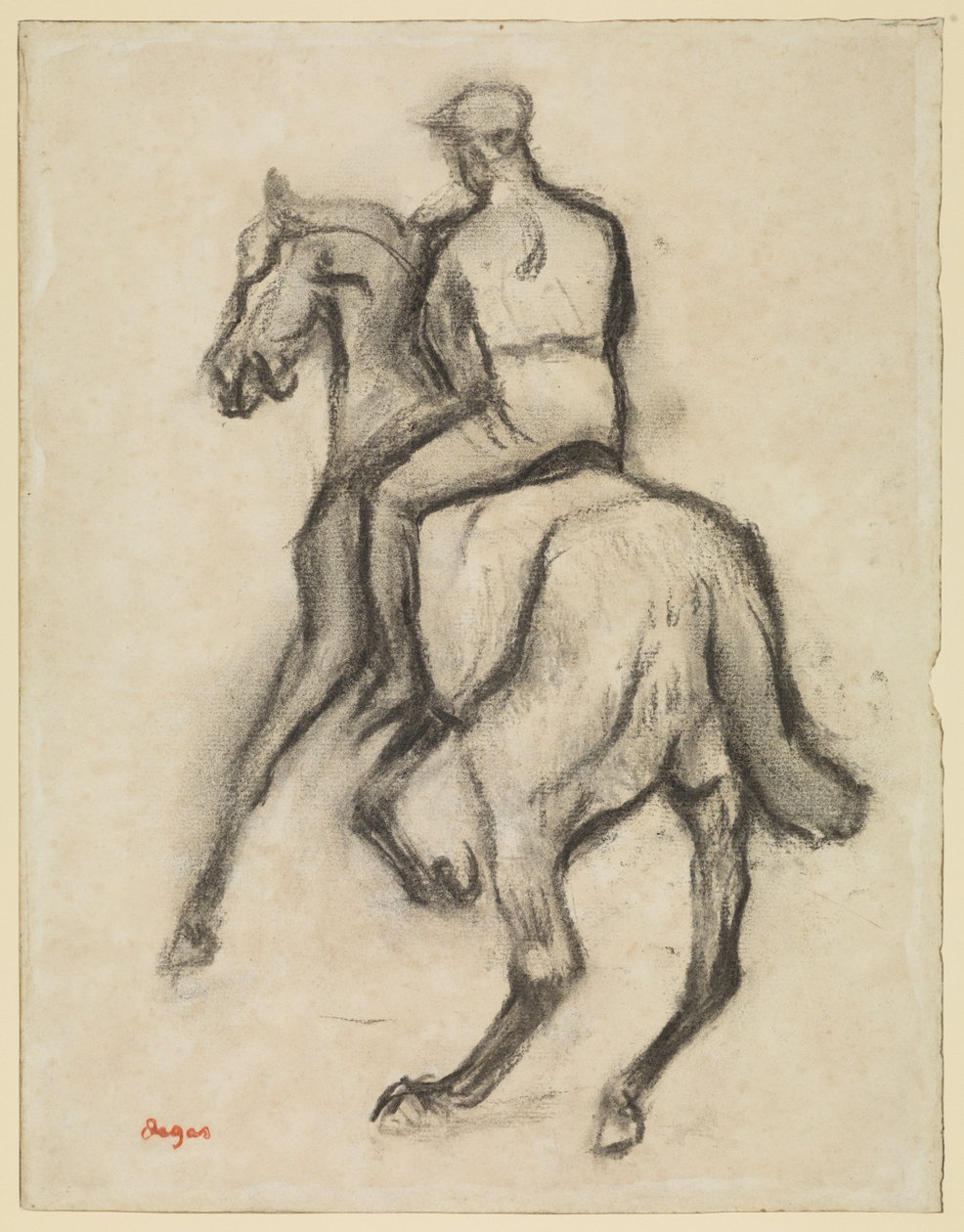 Homme à cheval, vers 1888 - Edgar Degas