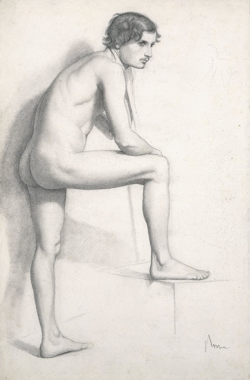 Étude de nu, c.1858 - Edgar Degas