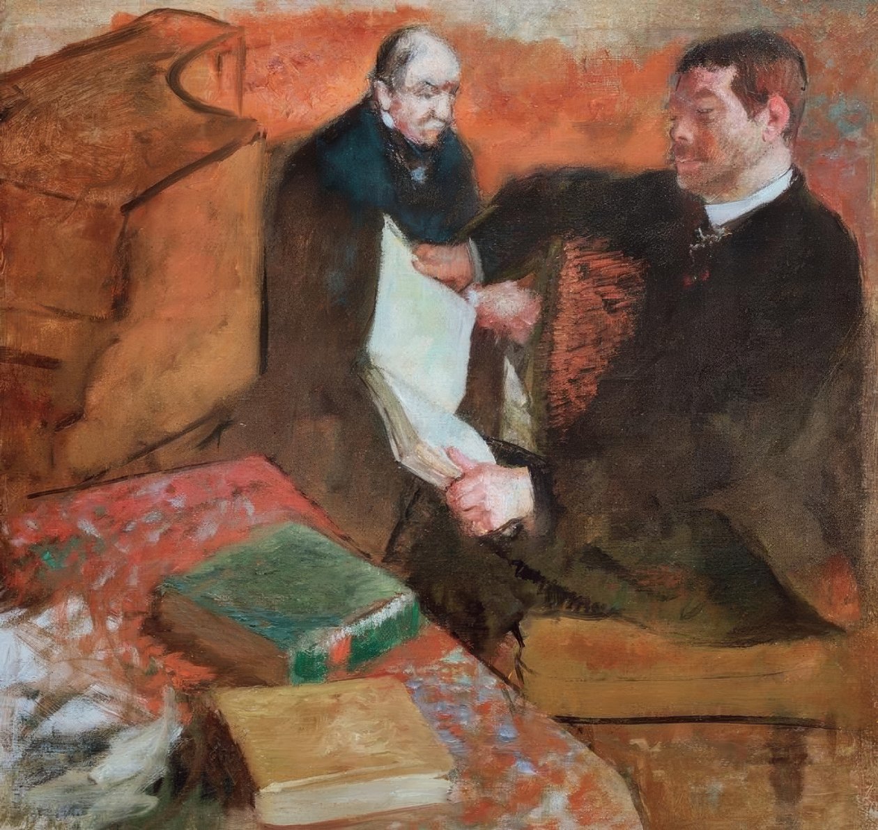 Pagans et le père de Degas - Edgar Degas