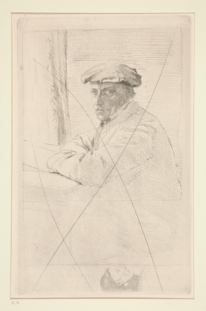Portrait du graveur Joseph Tourny - Edgar Degas