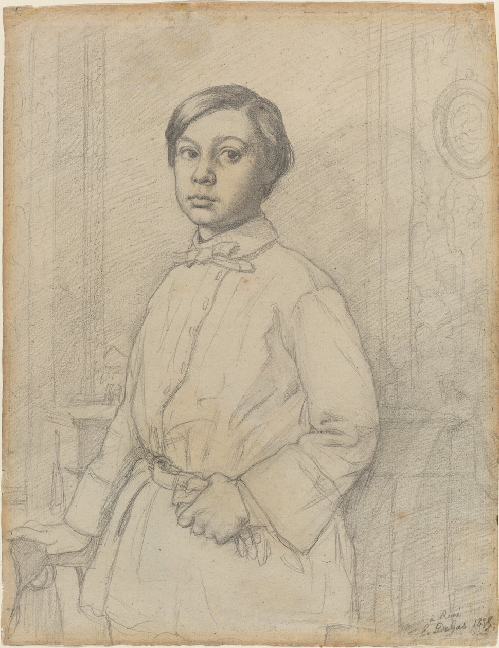 René de Gas [recto] - Edgar Degas