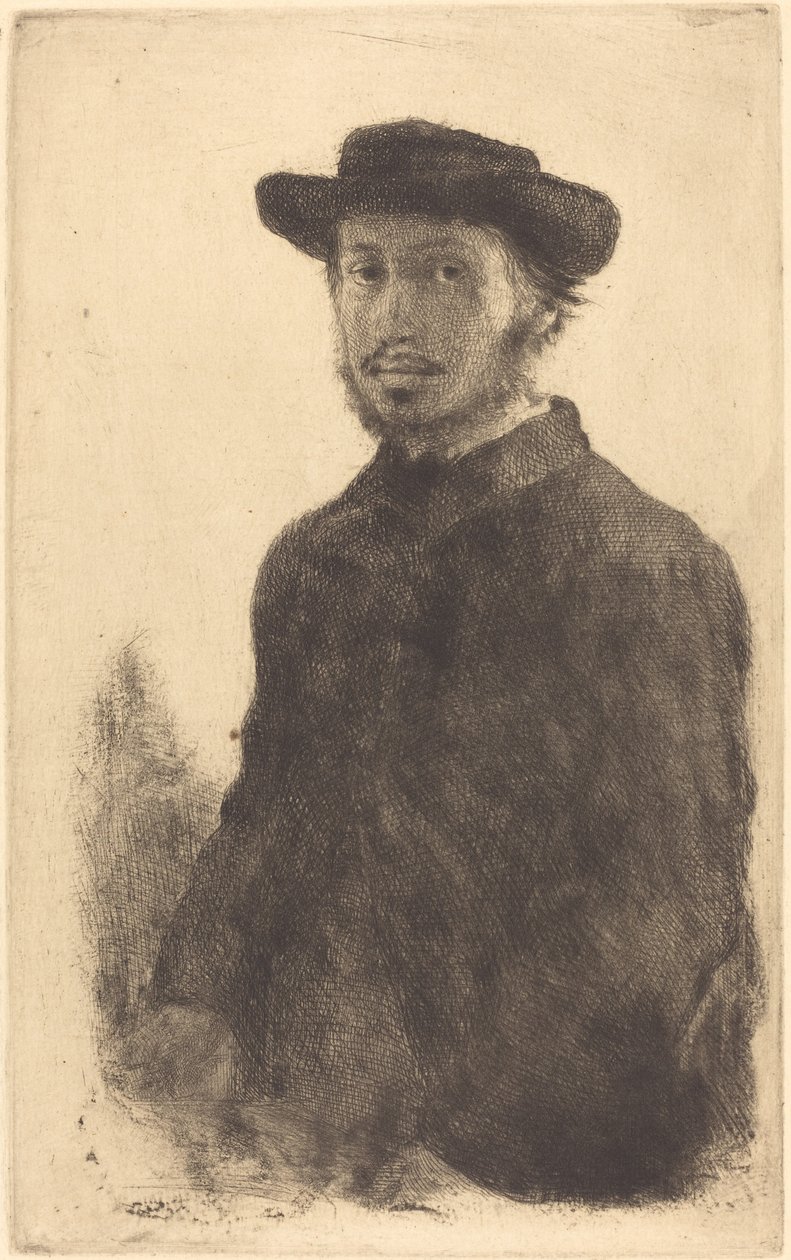 Autoportrait (Edgar Degas, par lui-même) - Edgar Degas