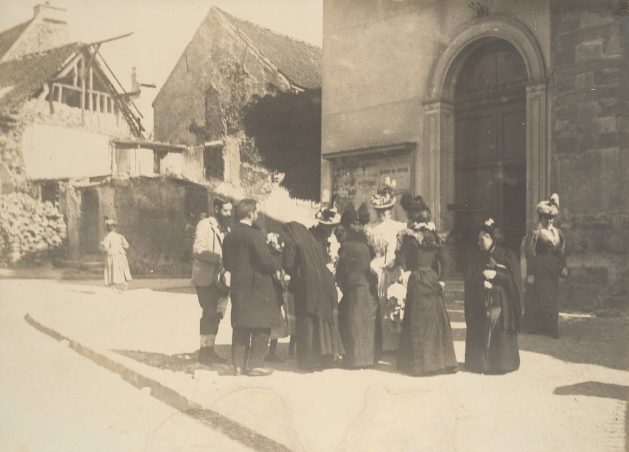 Scène de rue, La-Queue-en-Brie, Val-de-Marne, vers 1896 - Edgar Degas