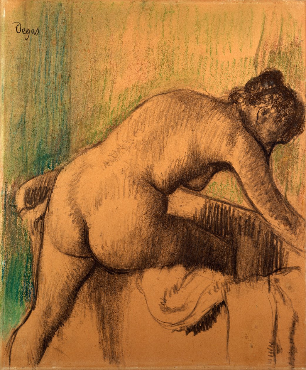Le bain, 1883 - Edgar Degas