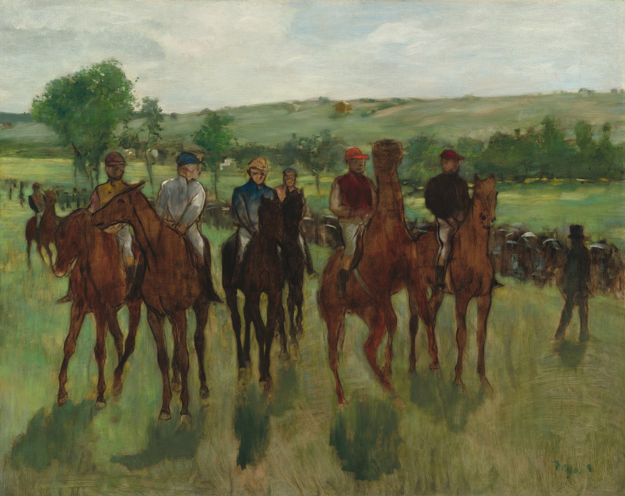 Les Cavaliers, c. 1885 - Edgar Degas