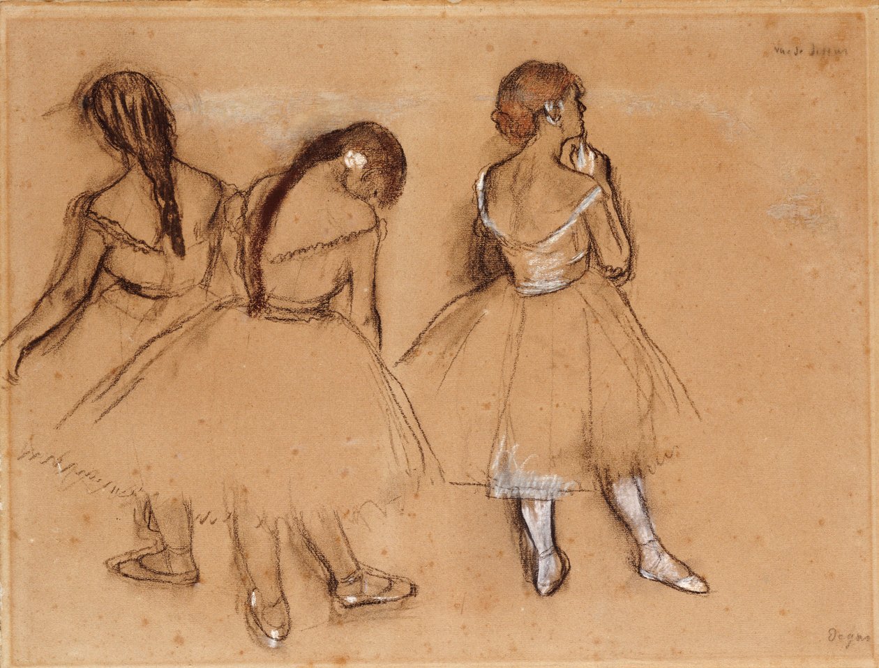 Trois Danseurs - Edgar Degas