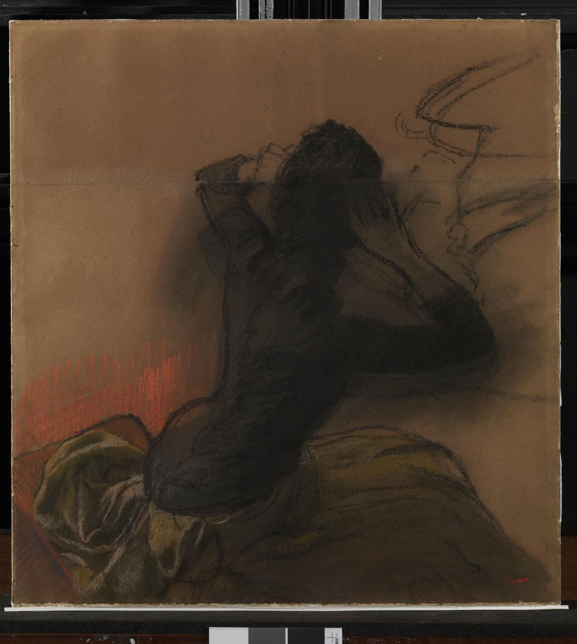Femme ajustant ses cheveux, vers 1884 - Edgar Degas