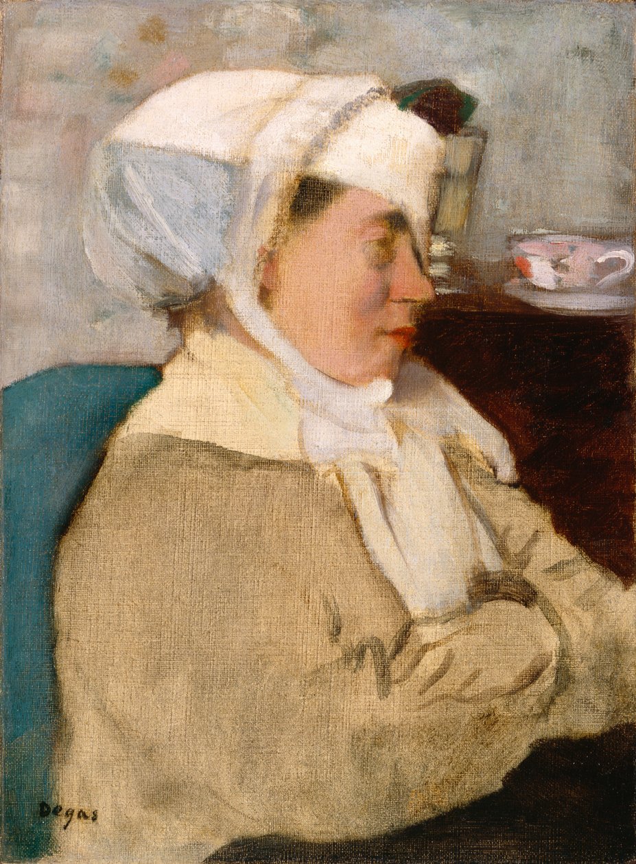 Femme avec un bandage, vers 1872 - Edgar Degas