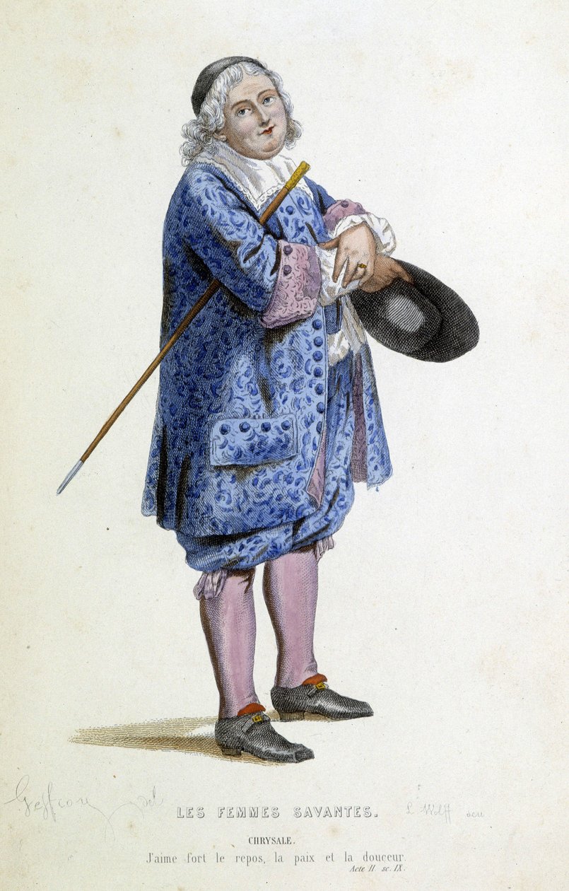 Chrysale, gravé par L.Wolff, 19e siècle - Edmond A.F. Geffroy
