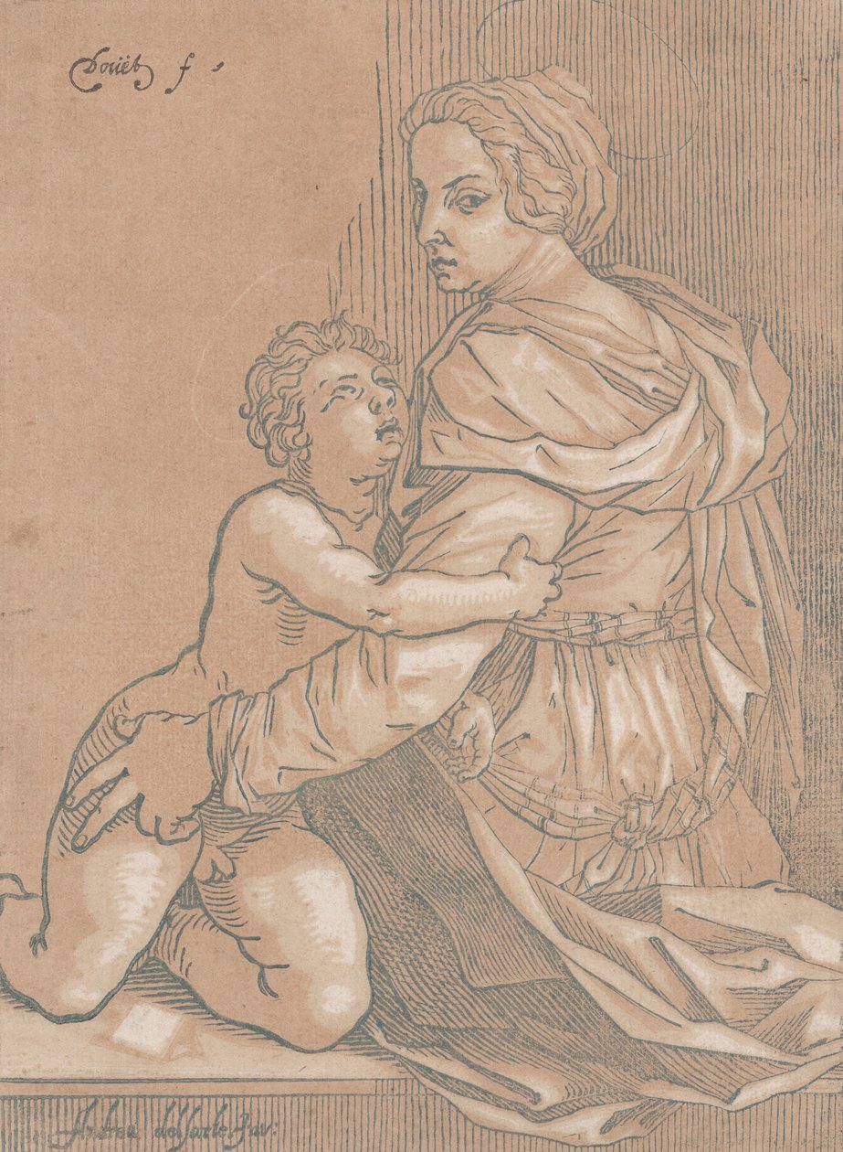 Vierge et enfant, ca. 1530 - Edmond Douet