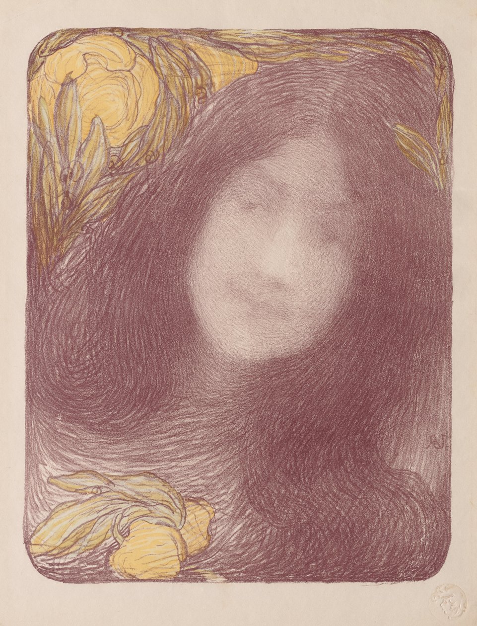 Sous les fleurs - Edmond François Aman Jean
