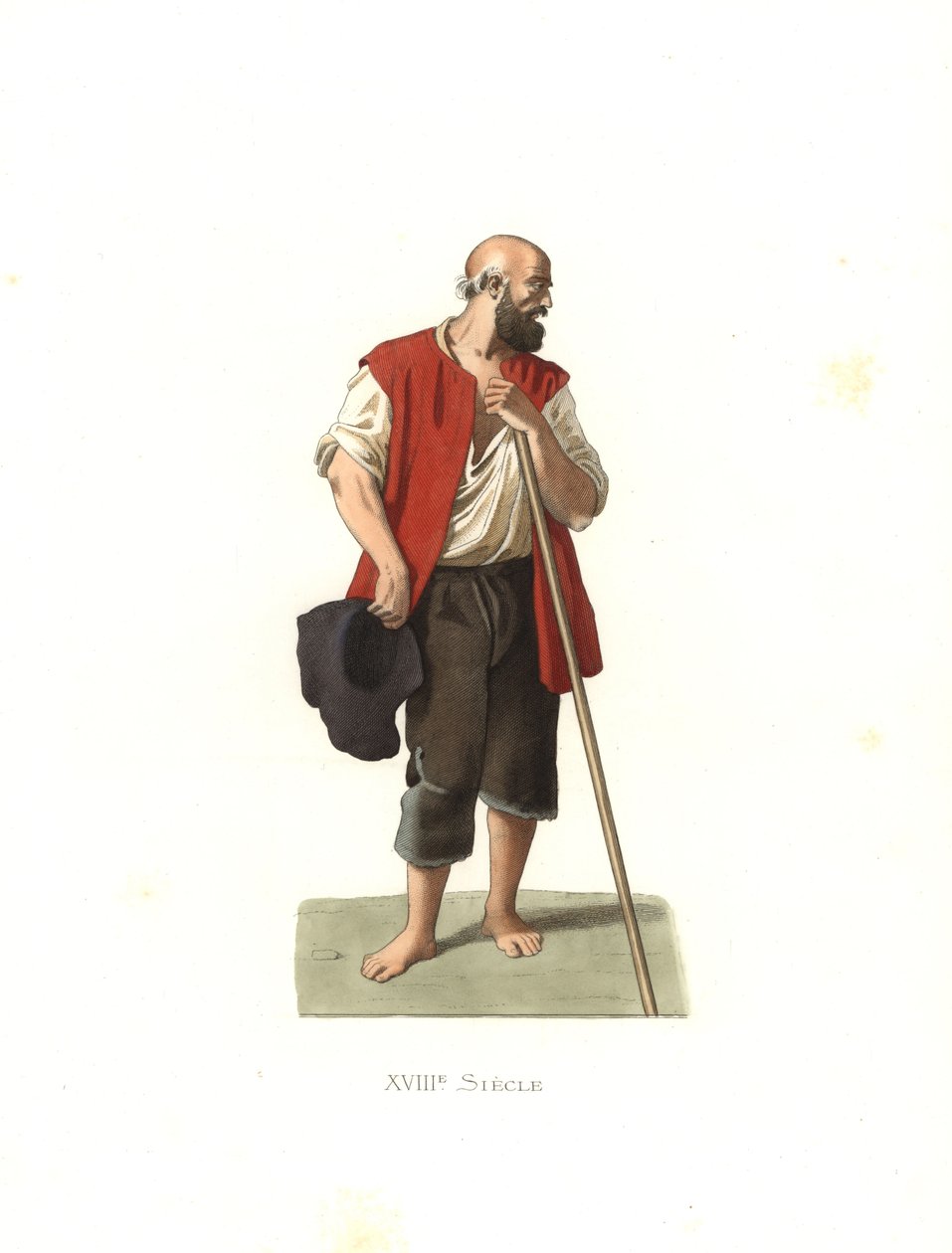 Paysanne de Lombardie, Italie - Edmond Lechevallier Chevignard