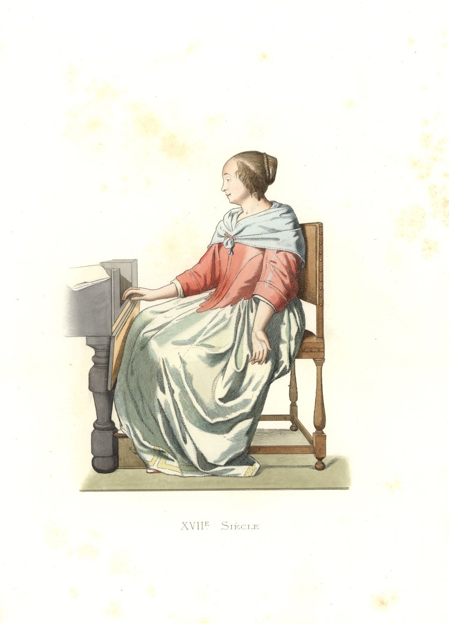 Femme de qualité, Hollande - Edmond Lechevallier Chevignard