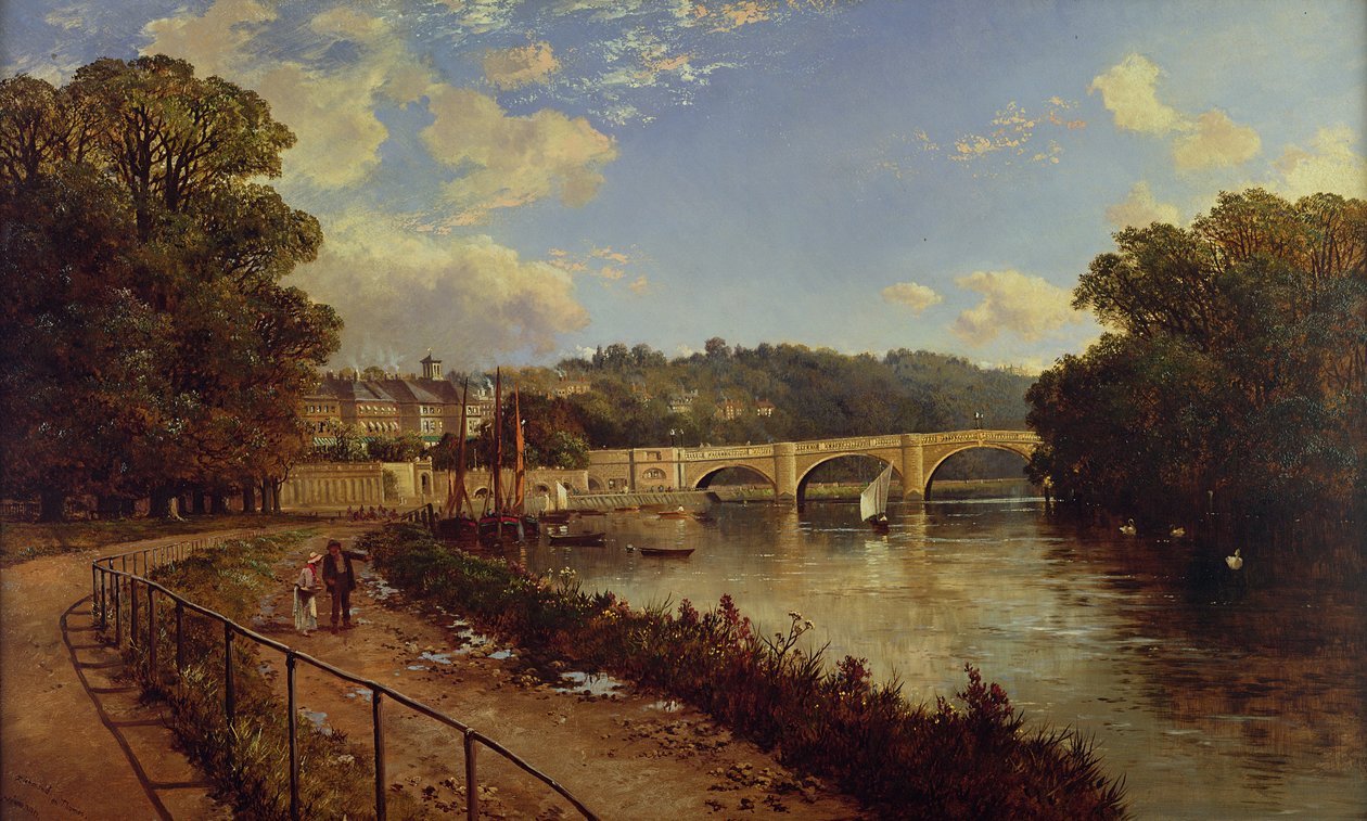 Richmond sur la Tamise - Edmund John Niemann