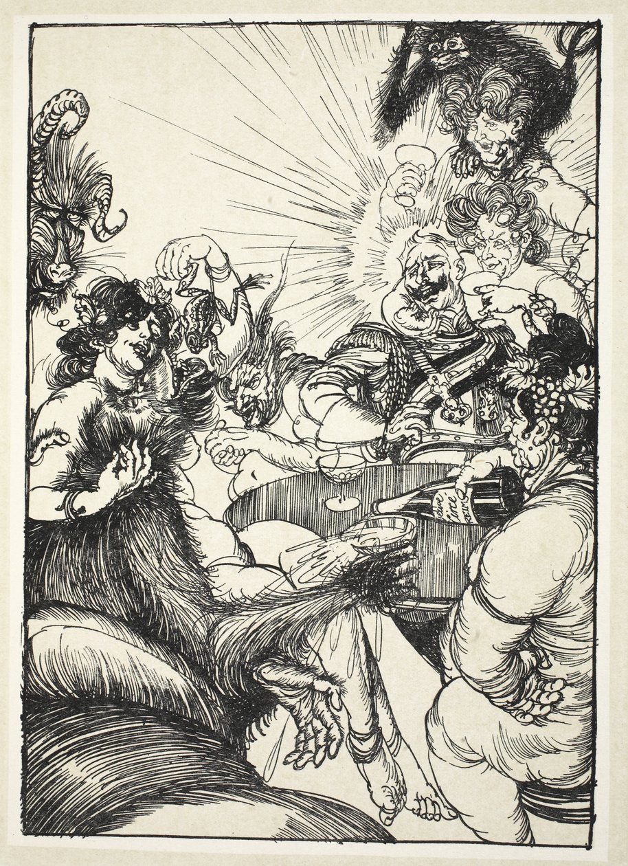 Kultur - mangeur de crapauds pour Kaiser Comus, illustration de 