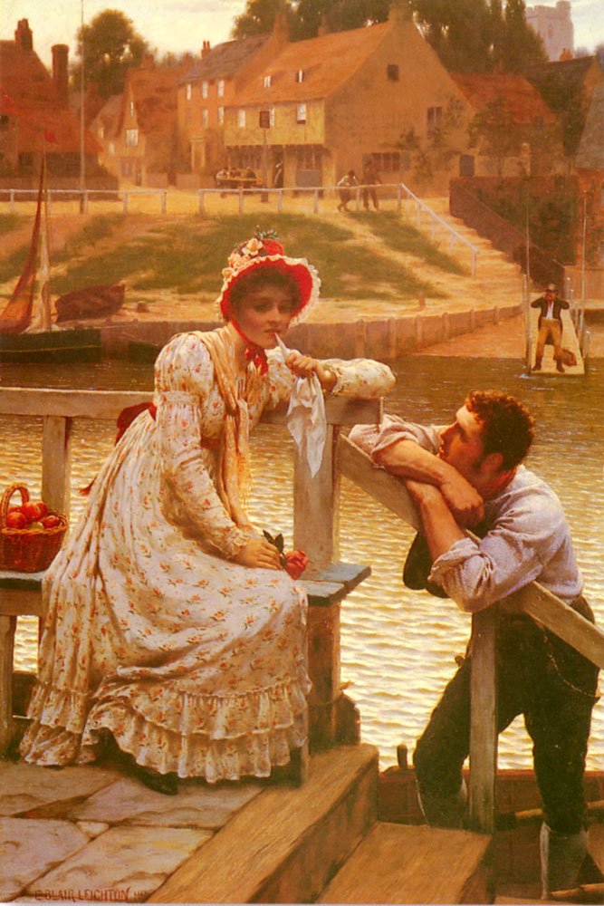 Cour - Edmund Leighton